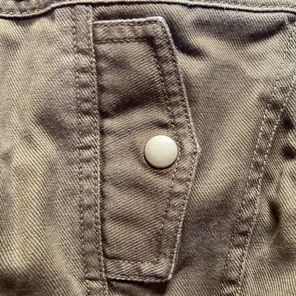 Madewell Olive Green 3/4 Sleeve Belted Jumpsuit coveralls size xs - Picture 7 of 13